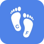 charity footprints android application logo